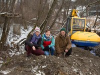 Baggern für die Bachforelle
