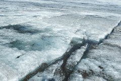 Verrusste Gletscher schmelzen schneller