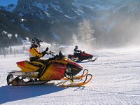 Drohende Invasion der Schneemobile in Frankreich