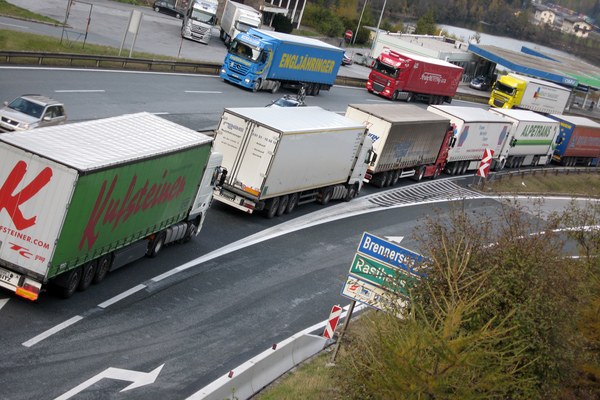 Lastwagen auf Umwegen