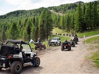 Quads schänden die Dolomiten