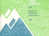 Sport und Umwelt im Alpenraum (I): Golf