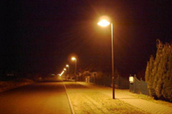 Alpine landscape too bright at night