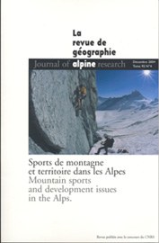 Mountain sports and development issues in the Alps (Sports de montagne et territoire dans les Alpes)