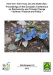 Proceedings of the European Conference on Biodiversity and Climate Change - Science, Practice and Policy