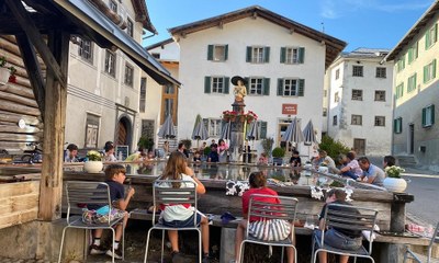 Un village de montagne vivant
