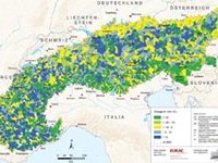 Base de données sur l'évolution des communes de l'espace alpin
