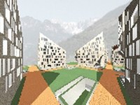 Construction d'un écoquartier à Bolzano