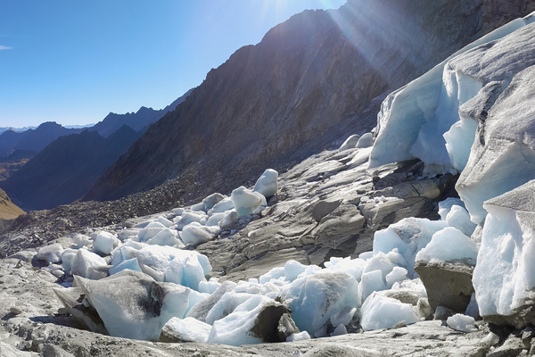La fonte des glaciers