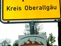 Consegna del simbolo della rete a Wildpoldsried/D