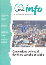 Cipra-Info 73: Convenzione delle Alpi: decollare sarebbe possibile