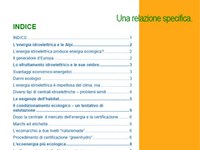 Il Label dell'energia idroelettrica - Una relazione specifica