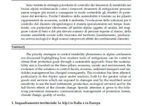 Prevenzione e mitigazione dei fenomeni di dissesto idrogeologico nel territorio alpino