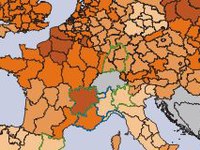 Ugoden položaj regije Rona - Alpe