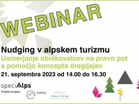 Webinar: Nudging v alpskem turizmu