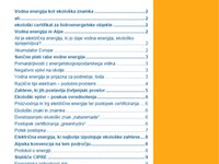 Vodna energija kot ekološka znamka  - Poročilo