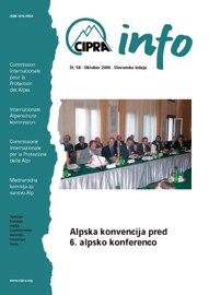 Cipra-Info 58: Alpska konvencija pred 6. alpsko konferenco